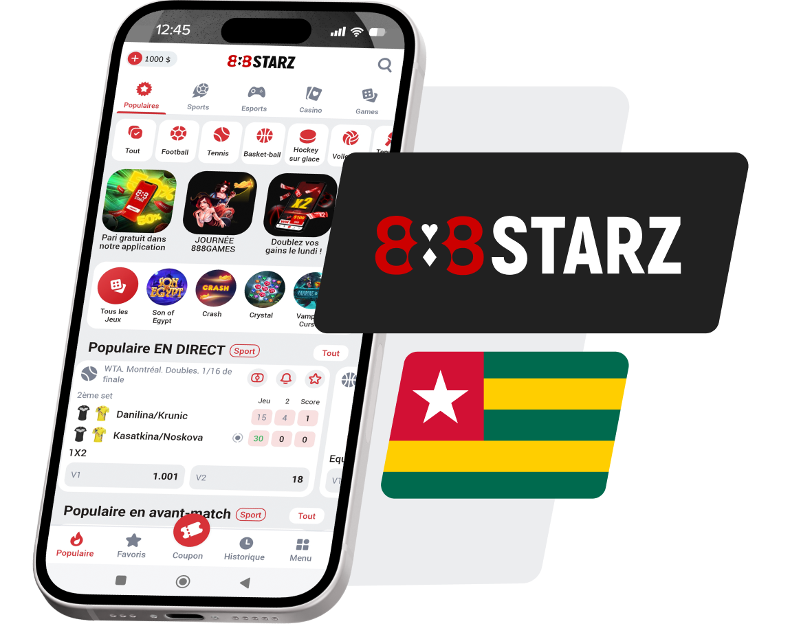 Tout savoir sur l’888Starz apk pour parier au Togo : Android & iOS